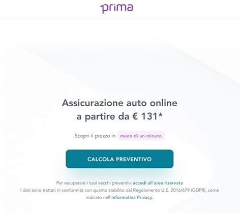 Preventivo assicurazione auto da 131€: calcola in 3 min .